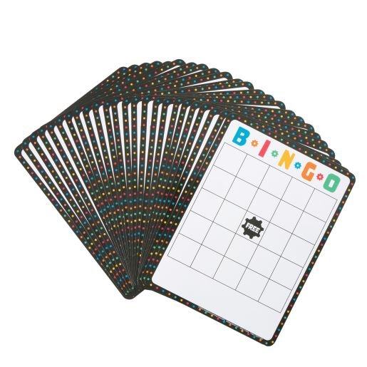 Math Bingo Dry Erase Mats - Set of 24