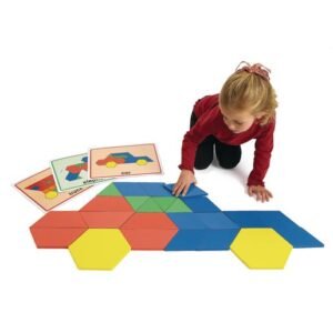 Excellerations® Giant Foam Pattern Blocks - 149 Pieces