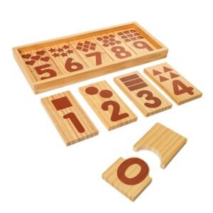 Excellerations® Number Puzzle Blocks - Natural